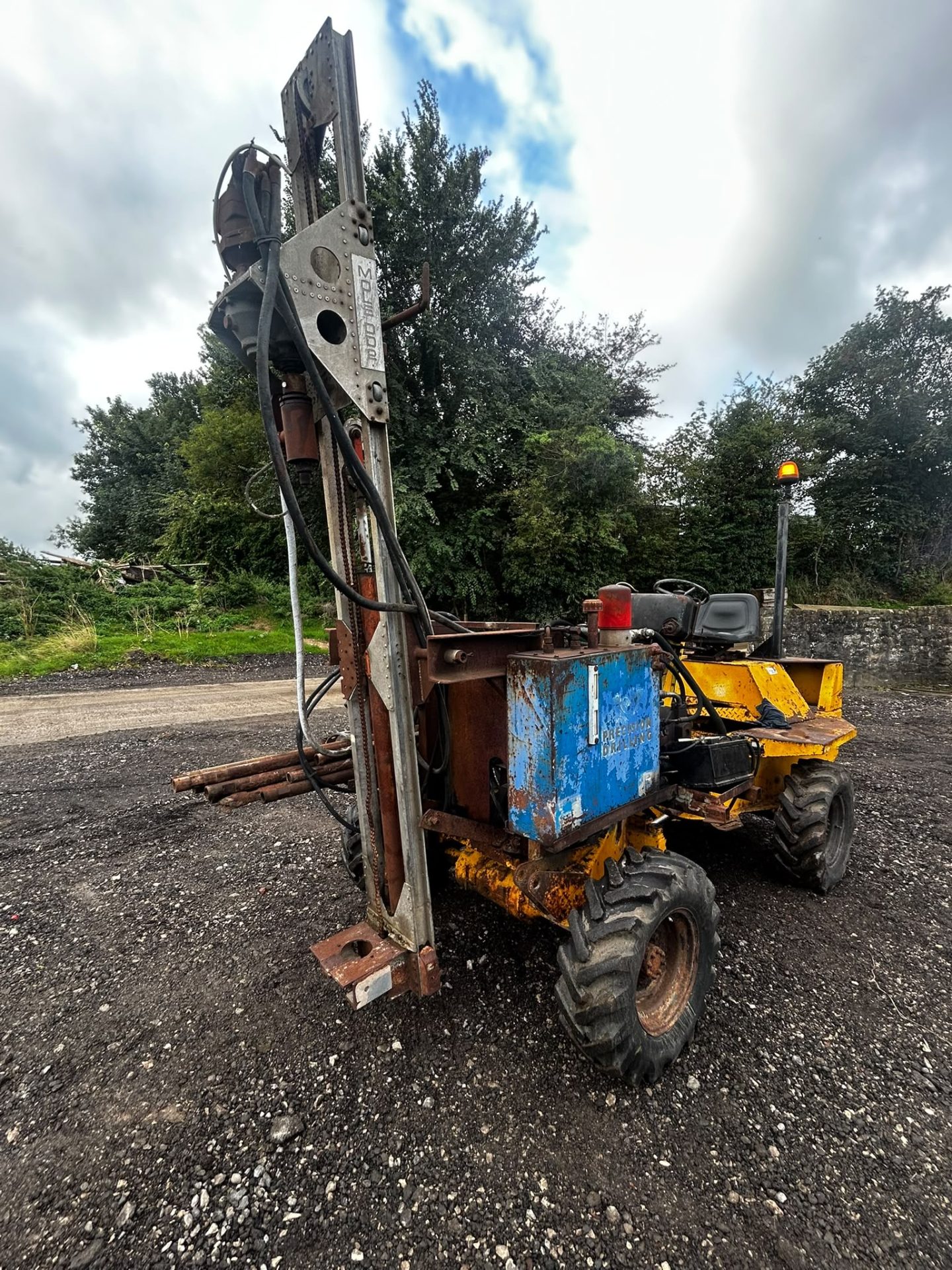 BENFORD 4 WHEEL DRIVE DUMPER MOLE DD2 PIPE DRILLING WATER PIPE BORING DRAIN RIG - Image 3