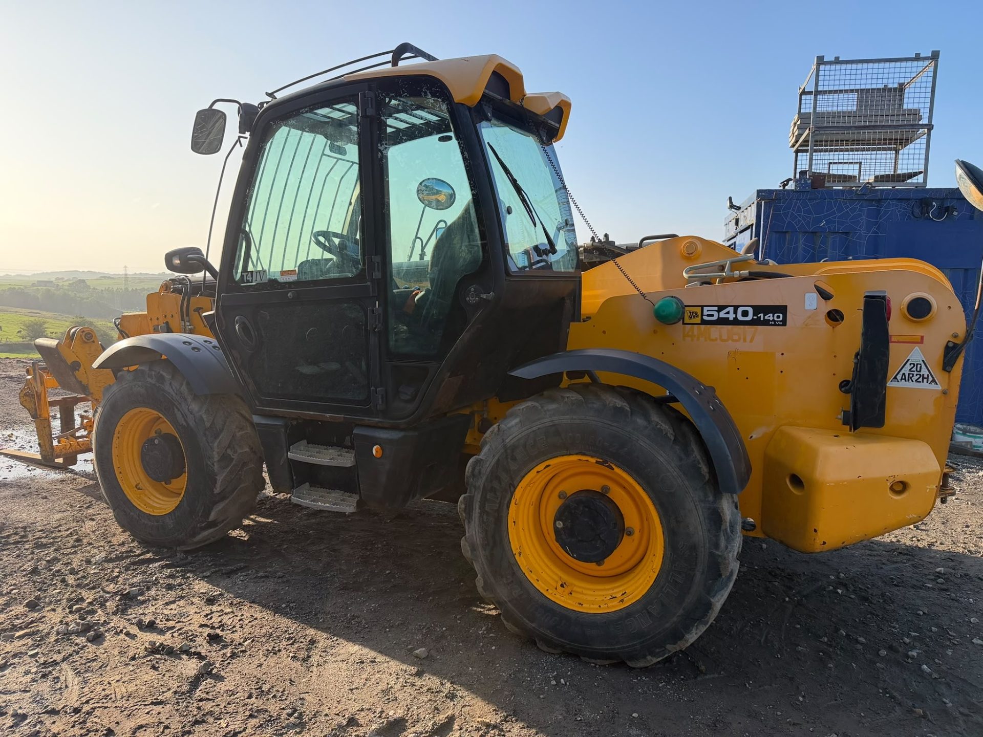 2017 JCB 540-140 HI VIZ TELEHANDLER SWAY 3425 HRS TELE HANDLER LOADALLC/W FORKS - Image 7