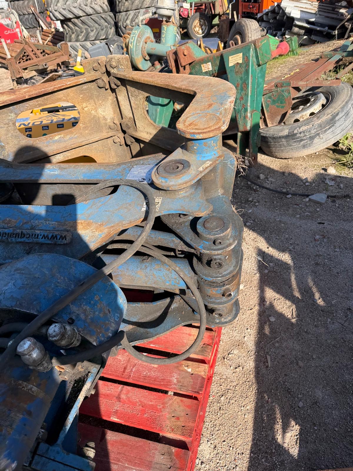 SELECTOR GRAB GRAPPLE 65MM PINS JCB DOOSAN HITACHI HYUNDAI 800MM - Image 2