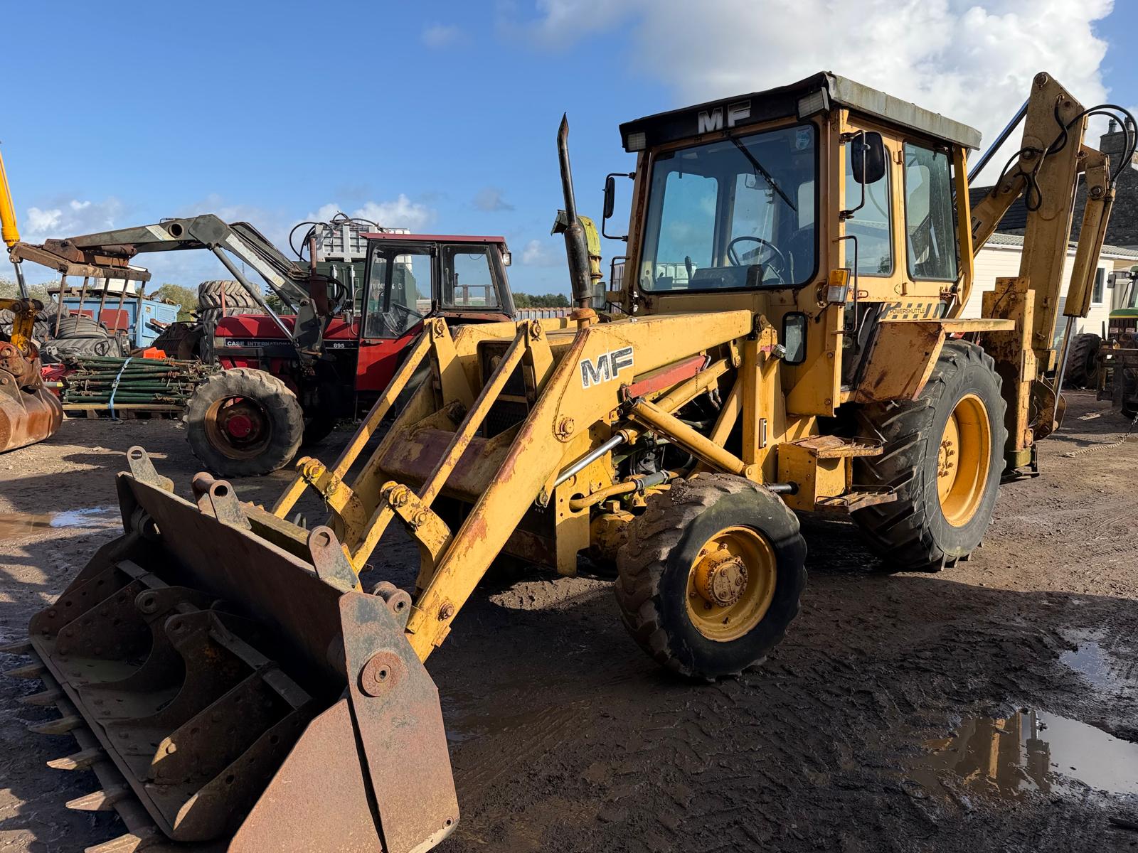 MASSEY FERGUSON 50D 4X4 BACKHOE LOADER DIGGER POWER SHUTTLE EXTENDAHOE