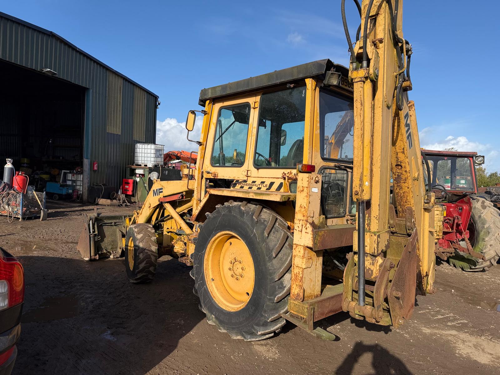 MASSEY FERGUSON 50D 4X4 BACKHOE LOADER DIGGER POWER SHUTTLE EXTENDAHOE - Image 6